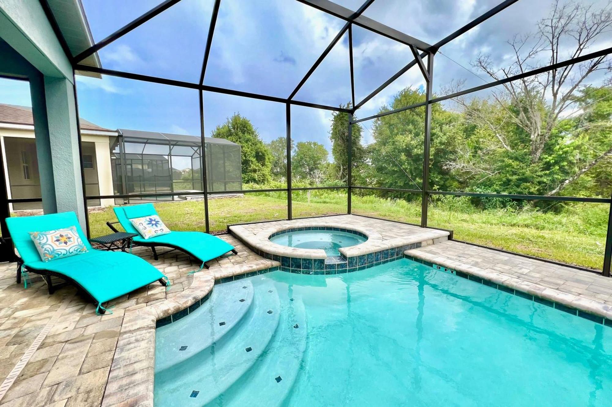 Stunning Rare Lake Front 7Br Holiday Home - Sleeps 14 - Pool, Hot Tub, & Games! オーランド エクステリア 写真